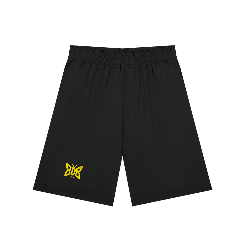 Men’s Solid Elastic Waist Shorts