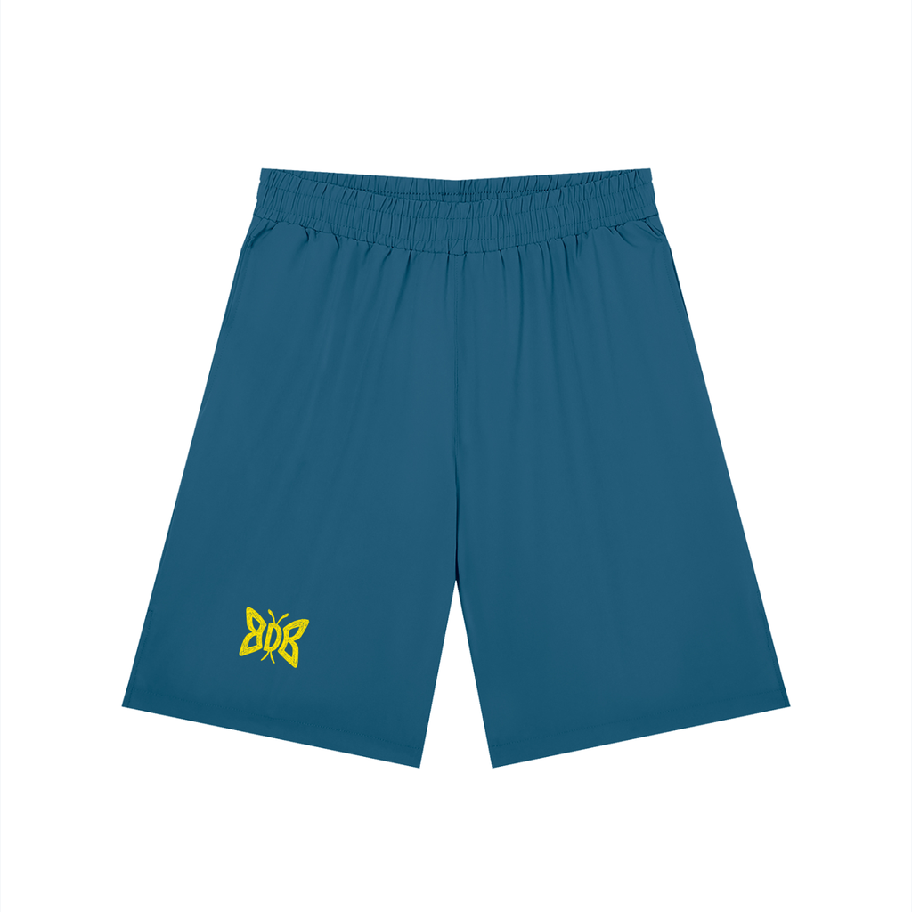 Men’s Solid Elastic Waist Shorts